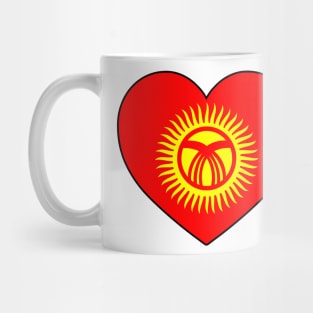 Heart - Kyrgyzstan Mug